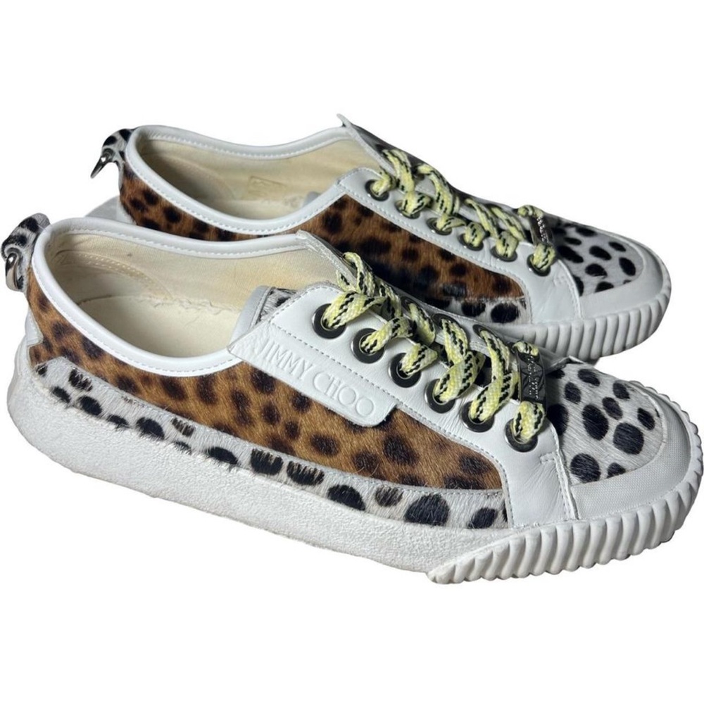 Jimmy Choo Pony Hair Impala Low Sneakers